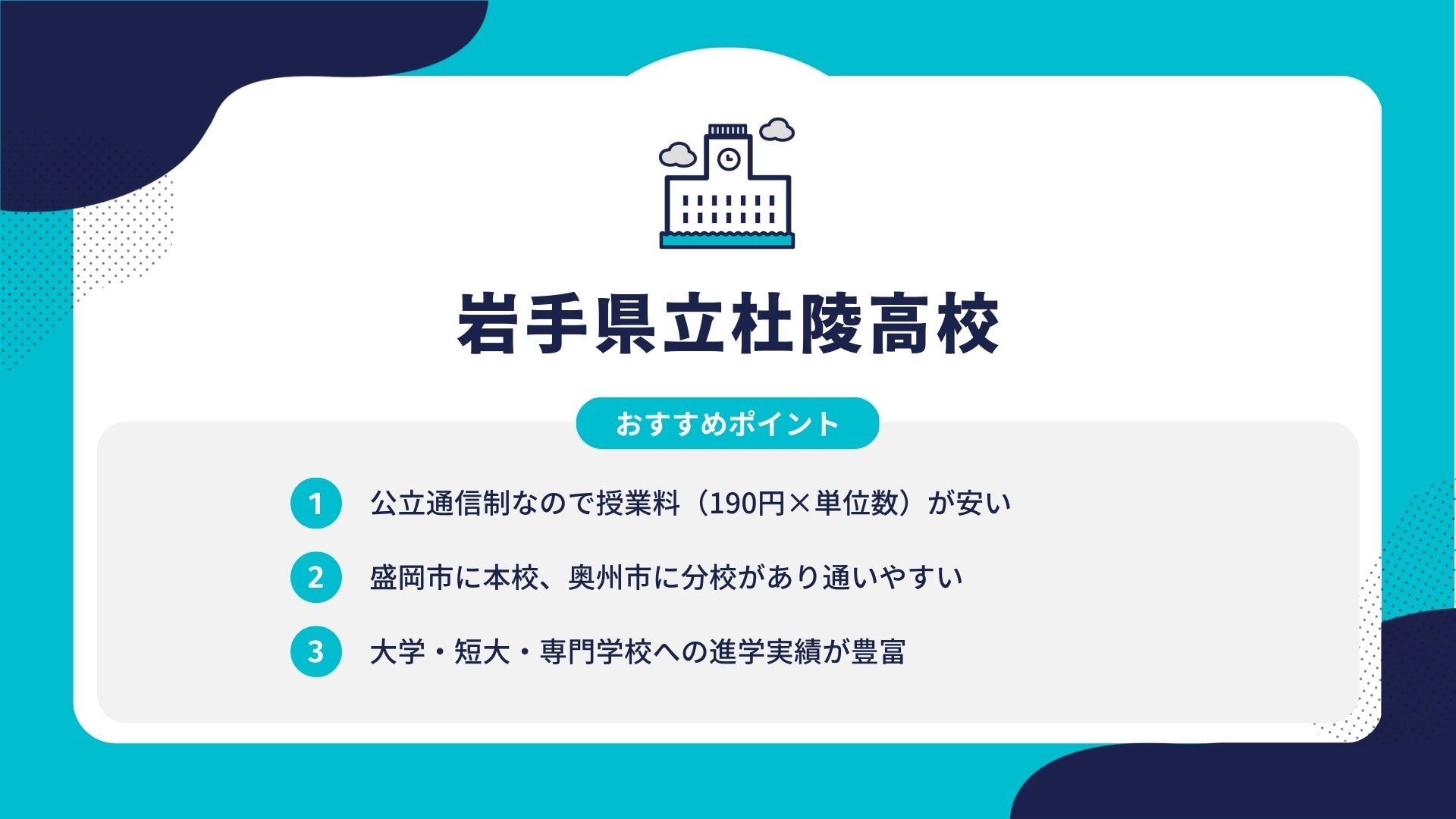 岩手県立杜陵高校