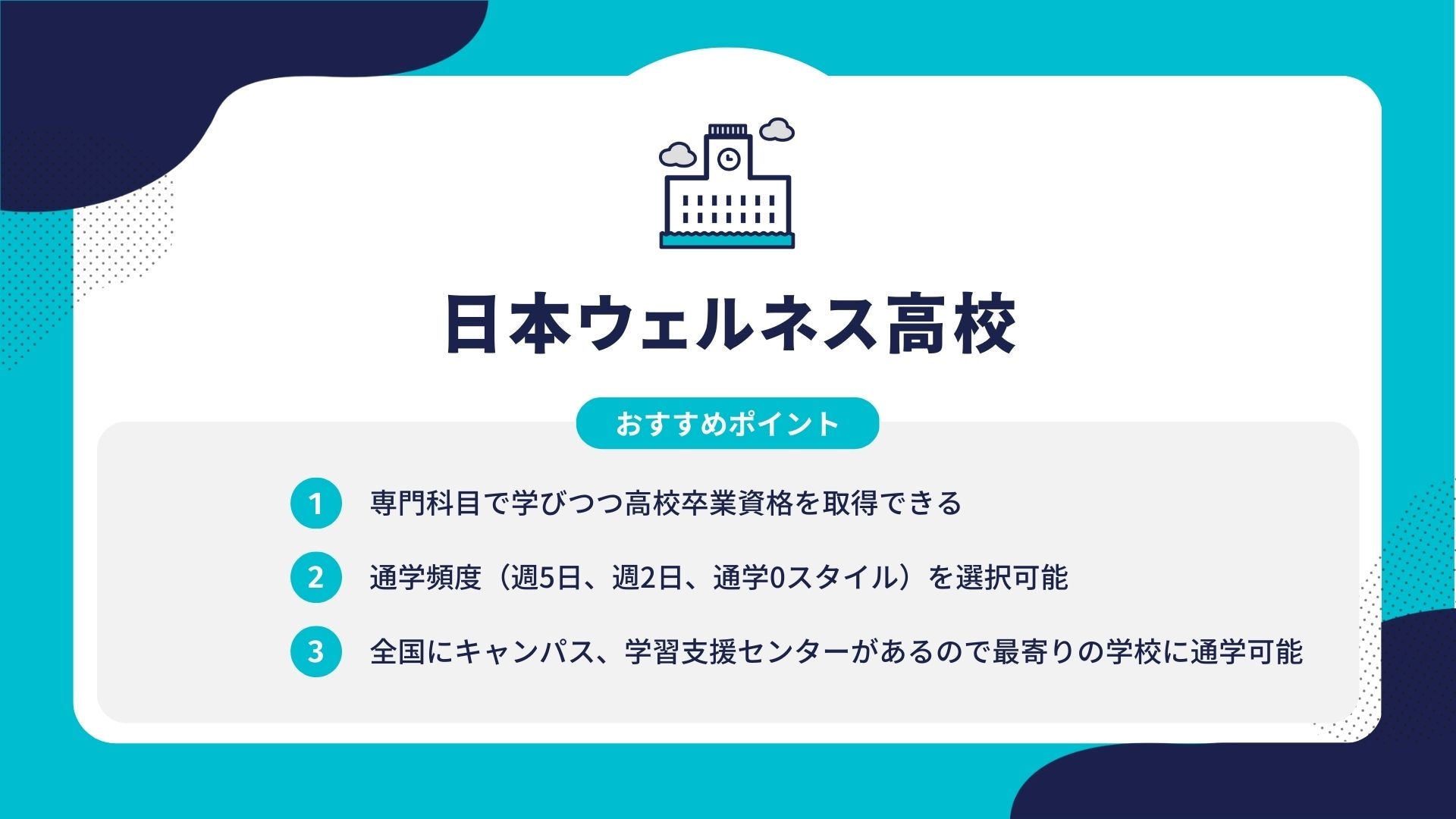 日本ウェルネス高校