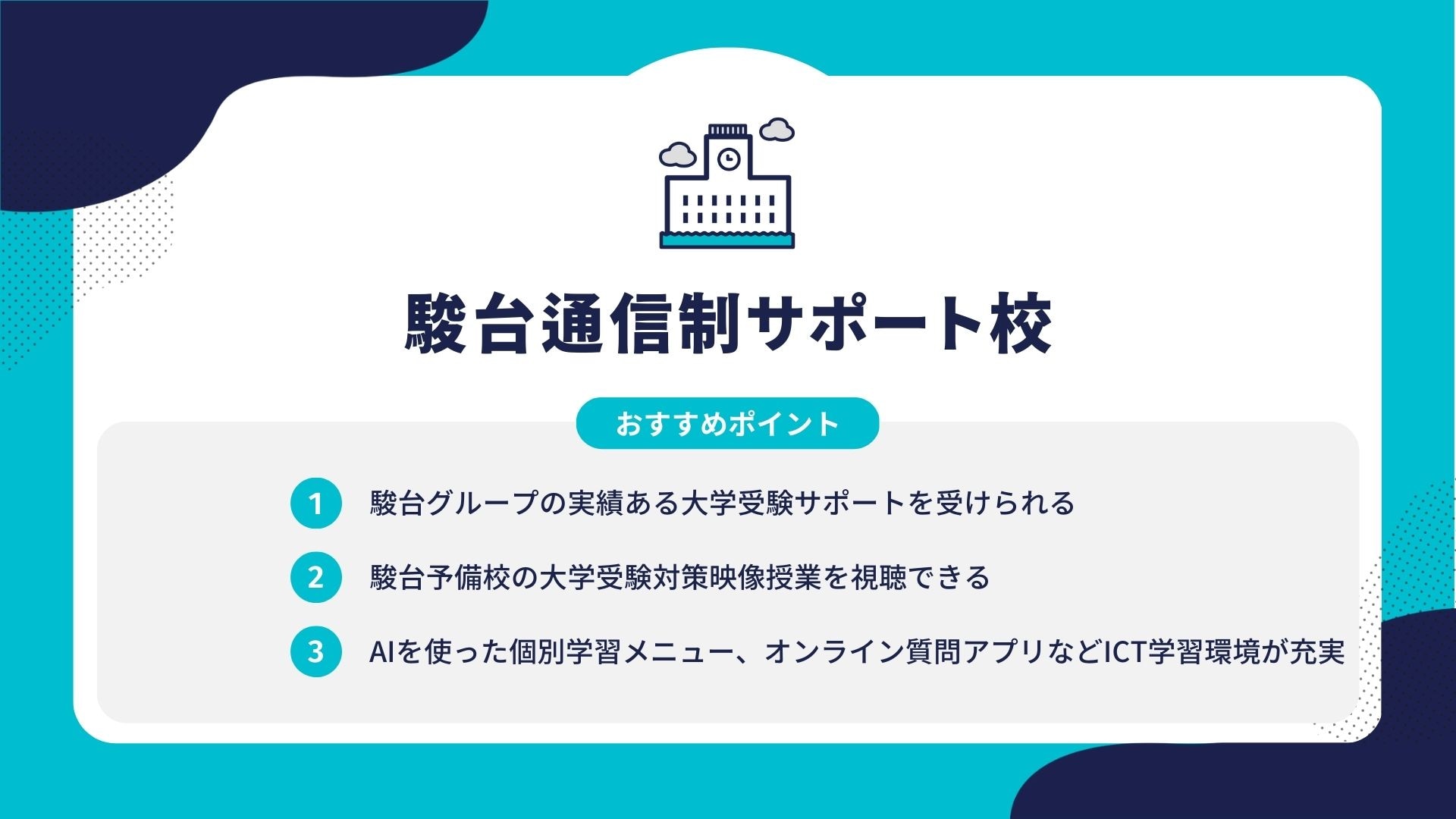 駿台通信制サポート校